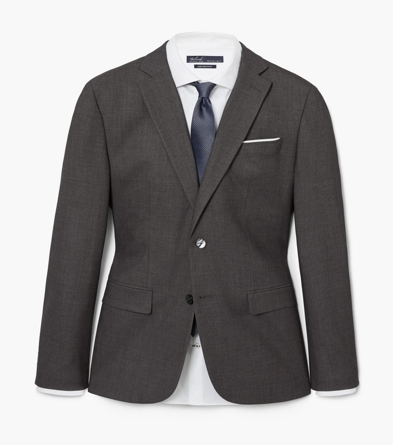 Slim-fit suit blazer