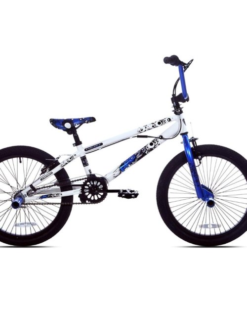 BMX/Freestyle Bike, 18-Inch, Grey/Blue