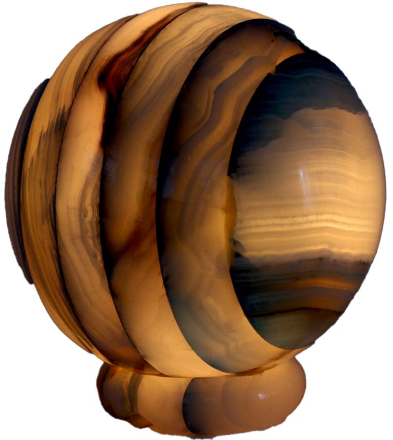 Sphere Shape Onyx Lamp