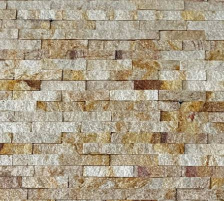 Light Golden Stone Mosaic (Size : 60x15 CM)